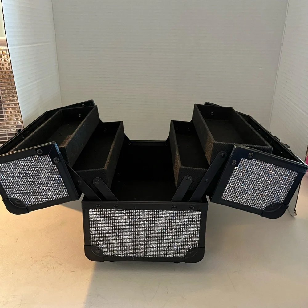 Black and Silver Storage Organizer